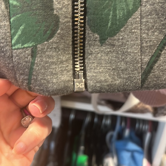 Dolce & Gabbana Rose Bustier Cropped Rose Sweatshirt - Picture 7 of 14